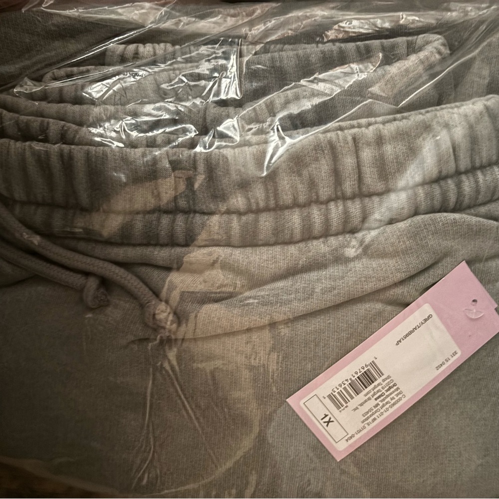 Gray Jogger Pants 1X